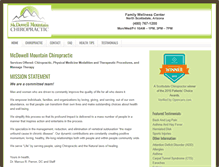 Tablet Screenshot of mcdowellmountainchiropractic.com